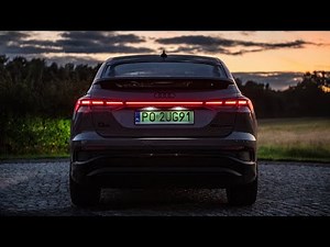 Audi Q4 e-tron Sportback / Matrix LED new lights signature, rear lights effects, interior ambient
