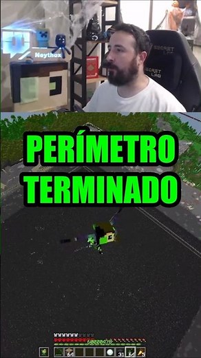 Perimeter Completed! #minecraft #minecrafttutorial #minecraftbuilding #minecraftmemes #gaming