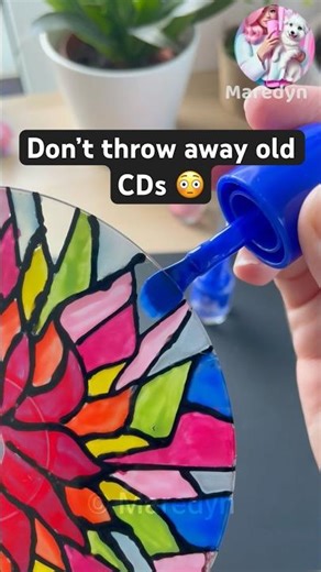 I Turned an Old CD into a Beautiful Sun Catcher 🌈