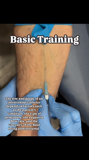 IV Training | Nurse Afsan on Instagram: "The most commonly used intravenous (IV) catheter is the peripheral IV catheter. It is widely used for short-term intravenous access to deliver fluids, medications, or collect blood samples. These catheters are typically placed in peripheral veins, usually in the arms or hands. The sizes of these catheters vary (measured in gauges, such as 18G, 20G, or 22G), and the choice depends on the patient’s needs, such as the type of fluid being administered and the