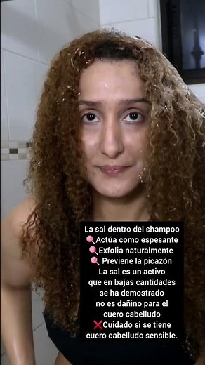 SHAMPOO SIN SAL Y SIN SULFATO 🆚SHAMPOO CON SULFATO ¿CONOCES TUS PRODUCTOS? #hair #tips #short