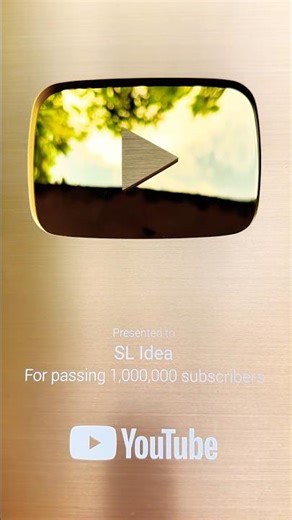 SL Idea 1M Gold Play Button