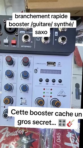 Booster guitare qui cache un synthé — branchement rapide 2026