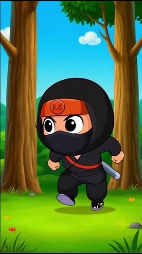 Little Ninja for Kids | Colorful Ninja Adventure with Rainbow & Stars 🥷🌈⭐