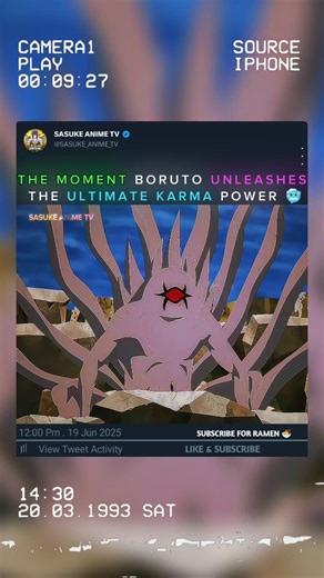BORUTO UNLEASHES ULTIMATE KARMA POWER 🔥 #shortsfeed #shorts #viralshorts