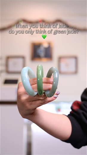 When you think of jade, you probably think of green 💚 But did you know jadeite jade, especially Burmese jadeite, comes in many colors? White, lavender, yellow, red, black (Wuji), blue-green, and even natural multi-color mixes can all occur in real jadeite. These colors form naturally from trace minerals during formation, not dye. That’s why 100% natural, untreated jade (Type A) is always one of a kind, no two pieces are ever the same. What is your favorite jade color? #jade #jadeite #feicui #na