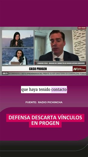 Defensa descarta vínculos en Progen