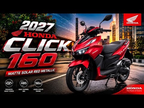 NEW 2027 Honda Click 160 – Official First Look | Full Review, Features, Colors & Biggest Upgrades!