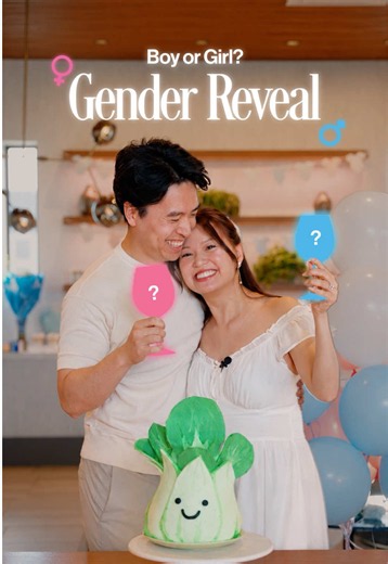 Gender Reveal Ideas: Bokchoy Cake & Mini Custom Cakes