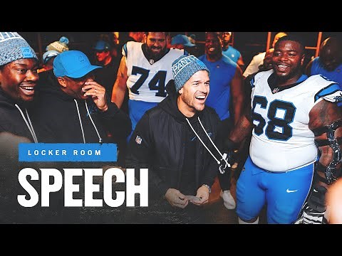 Carolina Panthers Victory Speech vs Packers | Week 9