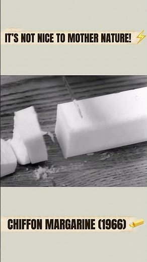 Mother Nature's Revenge! 🧈 Chiffon Margarine Rare 1966 Version #Shorts #funny