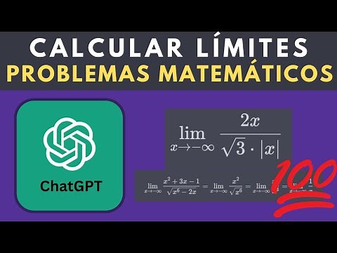 Cómo utilizar ChatGPT para RESOLVER LÍMITES | Problemas matemáticos | Haz los DEBERES FACILMENTE