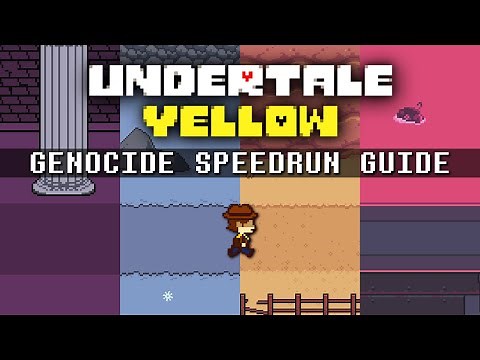 Undertale Yellow Genocide Speedrun TUTORIAL (2024)
