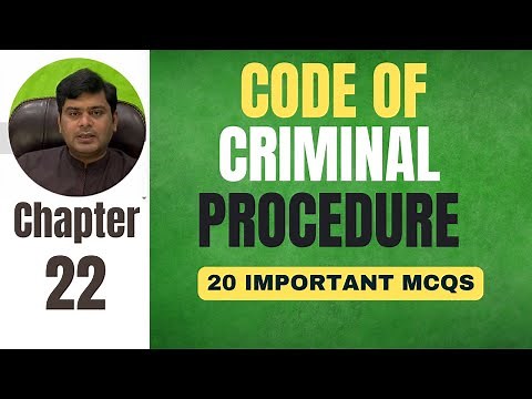 Code of Criminal Procedure chapter 22 MCQs - Pera Preparation