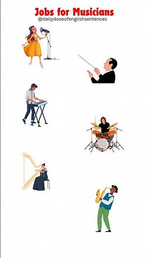 🎸 Jobs for Musicians in English | Music Career Vocabulary & Professions! 🎤🎶