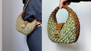 Macrame DIY Bag 双色两用饺子包