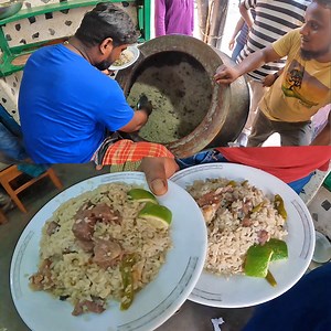 280K views · 10K reactions | Authentic 84 Years Old Original Haji Biriyani of Old Dhaka - People's Choice Mutton Biriyani | Street Food Collecting | Facebook