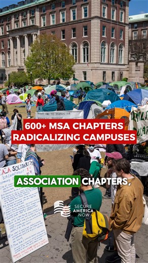 🚨 Europe ignored the warning signs. No-go zones. Riots. Burning cities. Now the same flags and chants are flooding U.S. campuses. This is what happens when you let the Muslim Brotherhood in. Stop it before it spreads: https://p2a.co/kmhqscc | Secure America Now