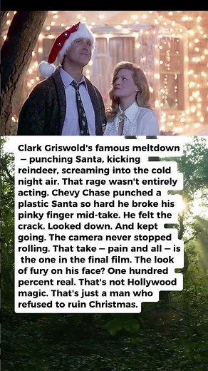 Chevy Chase Broke His Finger on Christmas Vacation & Kept Filming. Real