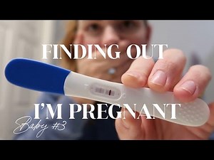 SURPRISE PREGNANCY BABY #3 // finding out I’m pregnant while having two under two