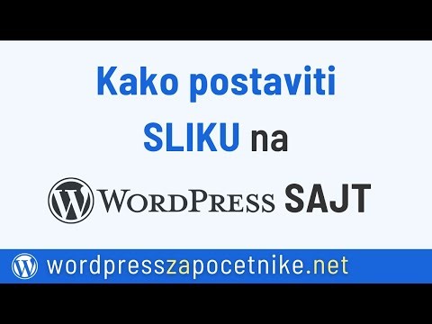 Kako pravilno postaviti sliku na WordPress (WP) sajt