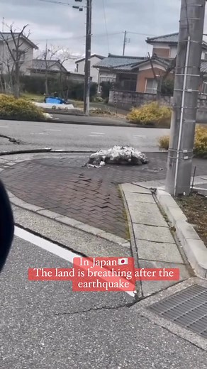 In Japan🇯🇵 The land is breathing after the earthquake #japan #myjapanlife #contentcreator #earthquake | My Japan Life