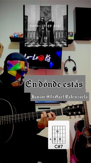 En dónde está$ - Junior H ft Gael Valenzuela ||TUTORIAL DE ACORDES|| #juniorh #acordes #guitarra