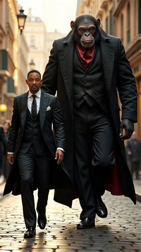 Will Smith and the Humanoid Chimp: A Cinematic Walk
