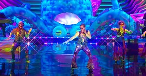 Sequined singer Johnny Showcase brings the funk to AGT quarterfinals show