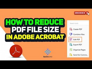 How to reduce pdf file size in adobe acrobat 2025