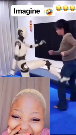 70K views · 1K reactions | E for energy Robot fighting it's owner #funnyrobot #fypageシ #trendingreelsvideo | Gabriella Chiamaka Isaac | Facebook