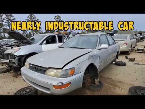 Junkyard Adventures: The 1996 Toyota Corolla. A nearly invincible econobox.
