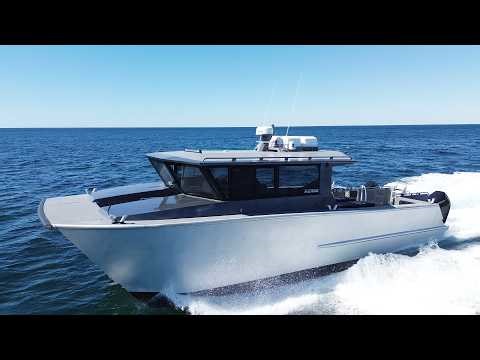 Australian built, High Performance Marine 12m Commercial Catamaran walk through