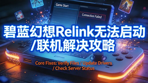 碧蓝幻想Relink无法启动/联机：进不去游戏问题解决攻略