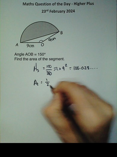 Higher Plus Maths Question of the Day #maths #gcse #gcsemaths #revision #uk #school #mathsforthemandem