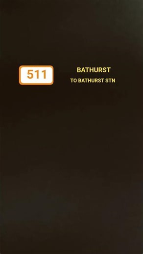 511 Bathurst Bus External (NB)