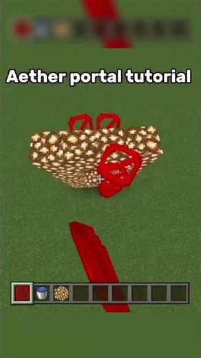 Aether portal tutorial #minecraft