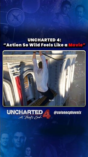 Gaming Turned Cinematic in THIS Scene #uncharted #shorts