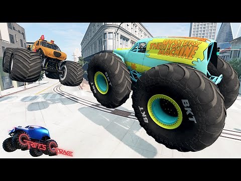 MONSTER JAM MADNESS #47 | Crashes, Jumps and Back Flip Tournament! - BeamNG Drive
