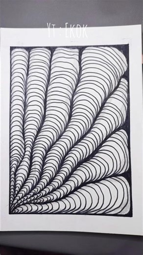 Easy Line Art Pattern Tutorial for Beginners #shorts #drawing