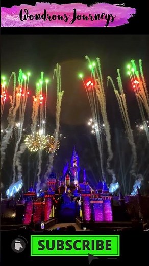 Disneyland - Finally the 1st Fireworks with Wondrous Journeys 2026! #disney #disneyland #disneyparks