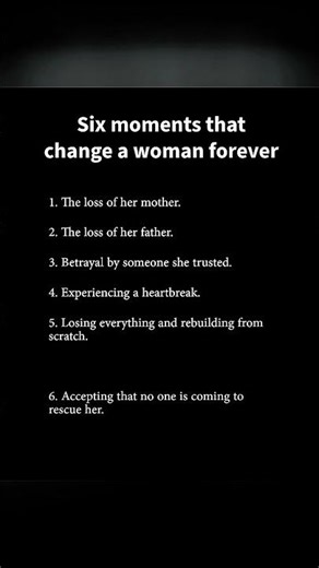 6 Moments That Can Completely Change a Woman’s Life