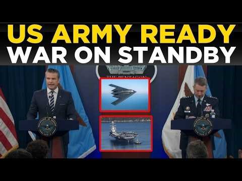 US NEWS LIVE: Just Fed, Pentagon Preps US Forces, B2 Bombers & Warships Await Trump Orders