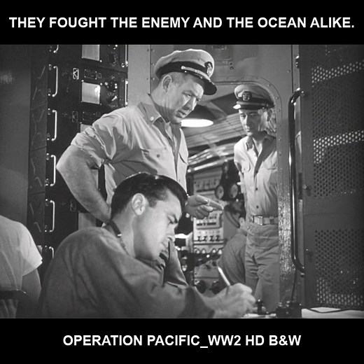 They fought the enemy and the ocean alike. - Operation Pacific_WW2 HD B&W #war #army #navy | Warbird Fanpage