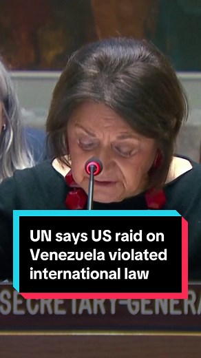 A top UN official condemned the US attack on Venezuela, saying it violated international law and could fuel instability in the region. #politics #venezuela #trump #globalnews #UN