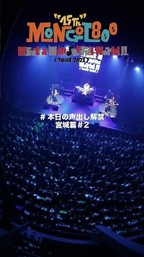 WWW!!TOUR #本日の声出し解禁2 #宮城篇 #MONGOL800 #モンパチ #WWW!!TOUR #shorts