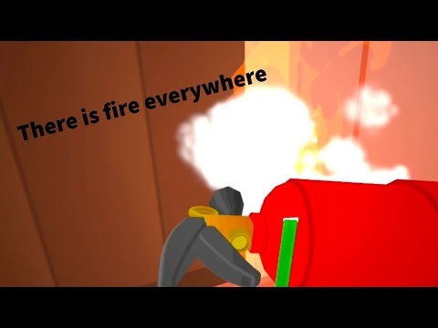 I played fire fighter simulator in vr!