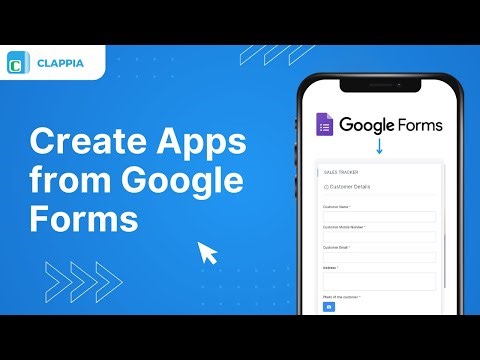 Convert Google Forms into Clappia Apps ⢸ Google Forms Alternative ⢸ No-Code Low-Code Platform