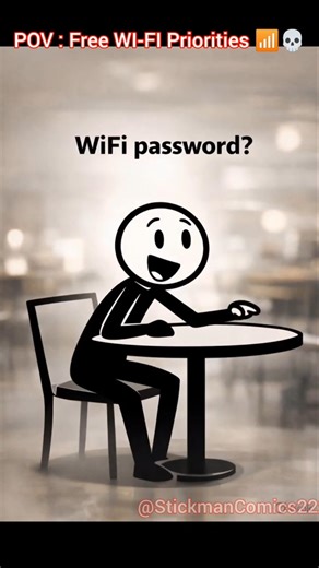 Ordered ₹10… Used ₹10,000 WiFi 😎 #animation #stickman #funny #collegelifememes #memes #relatable