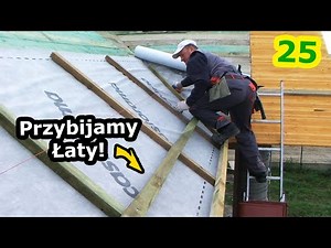 Roof Battening! - How to Prepare a Roof Slope for Roof Tiling? - *Laying Battens, Ridge (Vlog 25)